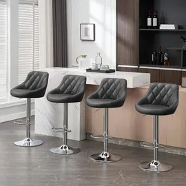 Woltu Barhocker 38,5 x 104 cm Grau
