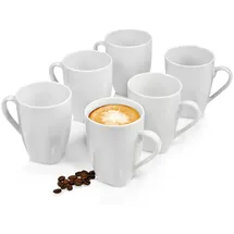 sänger Kaffeetasse 0,22 l Weiß 6 St.