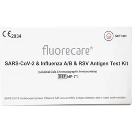 fluorecare Corona-, Influenza- & RSV-Test