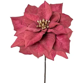 Creativ green Winterliche Kunstpflanze 56 cm rot