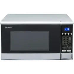 Sharp Mikrowelle mit Grill | 20 Liter Garraum | 800 W | 1000 W Grill | 10 Leistungsstufen | 13 Autoprogramme | Timer