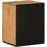 vidaXL Badezimmer Hängeschrank Natur 38 x 33 x 48 cm Massivholz Mango