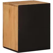 vidaXL Badezimmer Hängeschrank Natur 38 x 33 x 48 cm Massivholz Mango