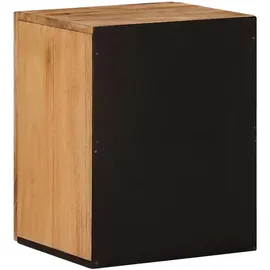 vidaXL Badezimmer Hängeschrank Natur 38 x 33 x 48 cm Massivholz Mango