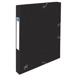 OXFORD Heftbox TOP FILE+ 2,5 cm schwarz