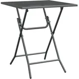 vidaXL Gartentisch Ø 80 x 72 cm Anthrazit