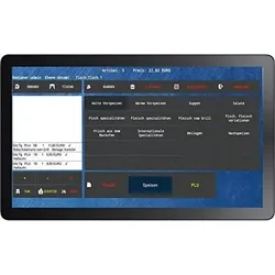 7" Mobile Kasse für Lieferservice (Blümen, Essen, Getränke usw.): Terminal, Bondrucker