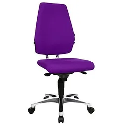 Topstar Bürostuhl Body Balance S30, SI99T33 Stoff lila, Gestell alu