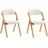 SoBuy Klappstuhl Holz weiß 2er Set