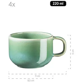 Mäser Elina Uno Kaffeeservice 12-tlg. grün