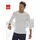 H.I.S. H.I.S Langarmshirt Packung, 2er-Pack, Doppelpack Unterziehshirt aus Baumwoll-Mix Gr. M, weiß, | 720003-M