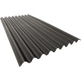 Onduline Bitumenwellplatte Base 200 x 85,5 cm 2,6 mm schwarz