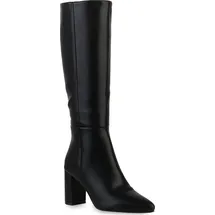 VAN HILL Damen Klassische Stiefel in Schwarz
