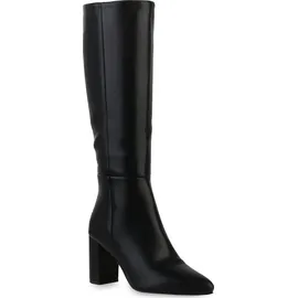 VAN HILL Damen Klassische Stiefel in Schwarz