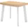 SKRAUT HOME Ausziehbarer Konsolentisch 160x90x73cm Eiche/Weiß