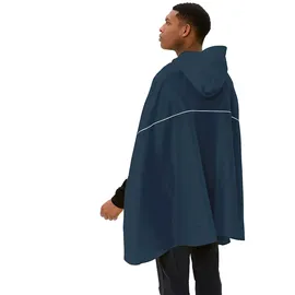 Vaude Valdipino Poncho Unisex Dark Sea Uni XL