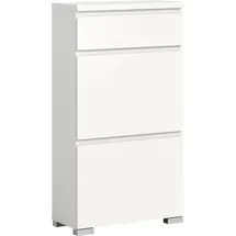 INOSIGN Skoskap 60 x 109 x 27 cm 2 Klappen, 1 Schubkasten weiß