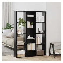 vidaXL Raumteiler 100 x 24 x 140 cm Schwarz