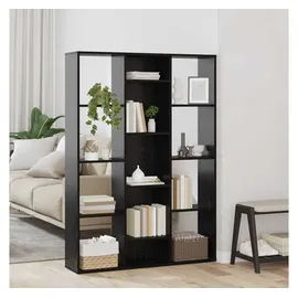 vidaXL Raumteiler 100 x 24 x 140 cm Schwarz
