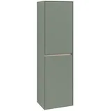Villeroy & Boch Collaro Hochschrank 45,4 x 153,8 x 34,9 cm Soft Green Holz, MDF, Spanplatte
