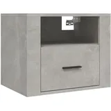 vidaXL Nachtschrank NA 50 x 36 x 40 cm Grau