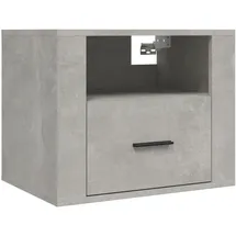 vidaXL Nachtschrank NA 50 x 36 x 40 cm Grau