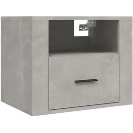 vidaXL Nachtschrank NA 50 x 36 x 40 cm Grau