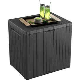 KETER Garten Aufbewahrungsbox City 113 L 5360 x 890 cm Grau