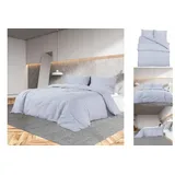 vidaXL Bettwäsche-Set Grau 200 x 200 cm + 0 x 0 cm