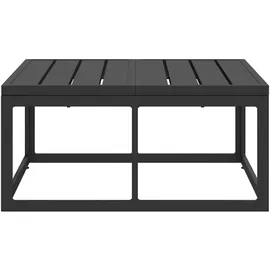 vidaXL Gartenmöbel Schwarz 70 x 70 x 32 cm Metall