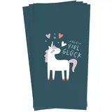 Grafik Werkstatt Taschentücher mit Spruch | Geschenkidee | 10 Stück | Magisch viel Glück