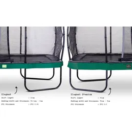EXIT TOYS Elegant Premium 214 x 366 cm inkl. Deluxe Sicherheitsnetz grün