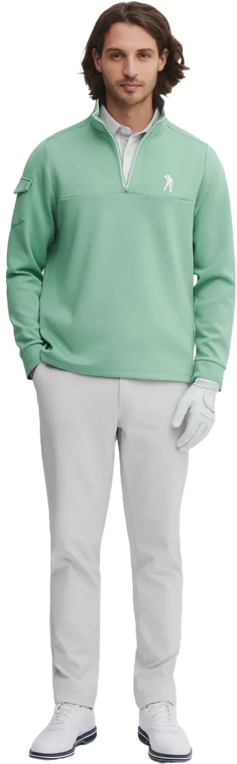 Seve Layer Icon Pivot 1/4 Zip, gruen