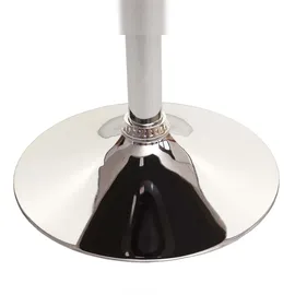 Mendler 2er-Set Esszimmerstuhl Drehstuhl Stuhl Kavala Kunstleder Chrom ~ taupe-grau