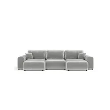 maison de rêve Wohnlandschaft Zanzibar ¦ grau ¦ Maße (cm): B: 325 H: 79