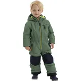 KILLTEC first instinct by killtec FISW 31 MNS ONPC Skioverall/Schneeanzug mit Kapuze, wasserdicht, stahlmint, 86-92, waldgrün