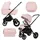 Babylux Kinderwagen 2in1 Rosa