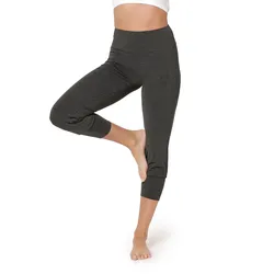 Yoga Hose 3/4 BLV50-283 - Dunkelmelange - L