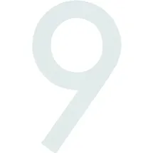 Alpertec Hausnummer 9 Selbstklebend Nachtleuchtend