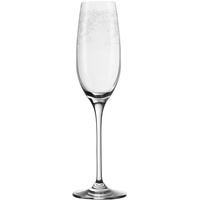 Leonardo Chateau Sekt-Glas, 1 Stück, spülmaschinenfestes Prosecco-Glas, Sekt-Kelch mit gezogenem Stiel, Sekt-Glas mit Gravur, 200 ml, 061590