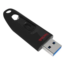 SanDisk Ultra USB 3.0 Flash-Laufwerk 256 GB (SecureAccess Software, Passwortschutz, Übertragungsgeschwindigkeit von bis zu 130 MB/s) Schwarz