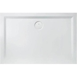 Hoesch, Badewanne + Duschwanne, Mineralguss-Duschwanne MUNA 1100 x 900 x 30 mm weiß (110 cm, 90 cm, 3 cm)
