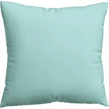 schlafgut Kissenbezug Knitted Jersey 80 x 80 cm Blau