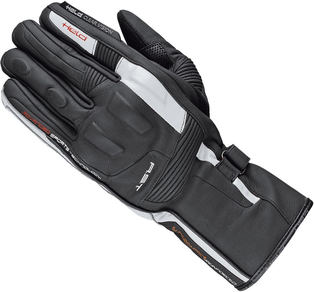 Held Secret Pro Damen Motorradhandschuhe, schwarz-weiss, Größe S