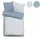 Cinque 0041702 Wendebettwäsche Blau 155 x 220 cm + 2 x 80 x 80 cm