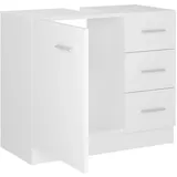 vidaXL Waschbeckenunterschrank 63 x 54 x 30 cm weiß