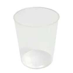 250 MEHRWEG Schnapsbecher 2cl Plastik transparent unzerbrechlich
