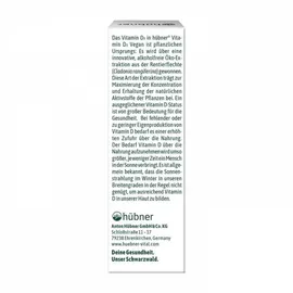 Hübner Vitamin D3 Vegan Tropfen 15 ml