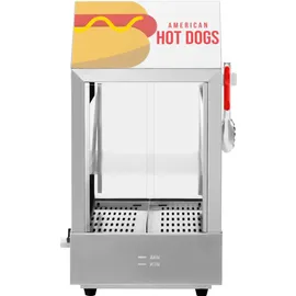 Royal Catering Hot Dog Steamer - 100 Würstchen 25 Brötchen - 1.000 W