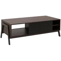 MCW Couchtisch Braun, Holz, 120x42x60 cm, Wohnzimmer, Wohnzimmertische, Couchtische